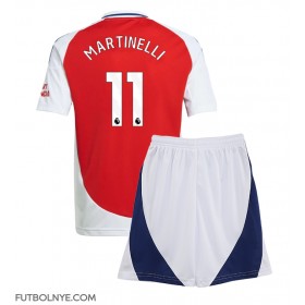 Camiseta Arsenal Gabriel Martinelli #11 Primera Equipación para niños 2024-25 manga corta (+ pantalones cortos)